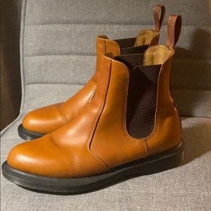 CARMEL BROWN DR. MARTENS CHELSEA BOOTS